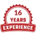  +16 Years of Experience 